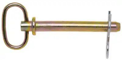 Hitch Pin, Yellow Chromate, 1/2 Inch Pin Dia., 4-1/4 Inch Usable Length