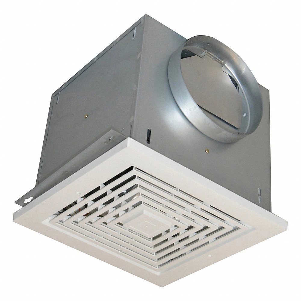 Exhaust Fan, Ceiling, 320 cfm Max, 2.9 sones, Variable Speed, Rectangle Duct
