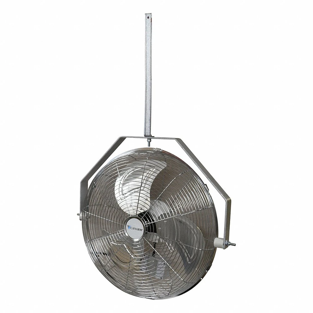 Standard-Duty Industrial Fan, 24 Inch Blade Dia, 7,951 cfm, 120V AC, 1/4 HP Motor