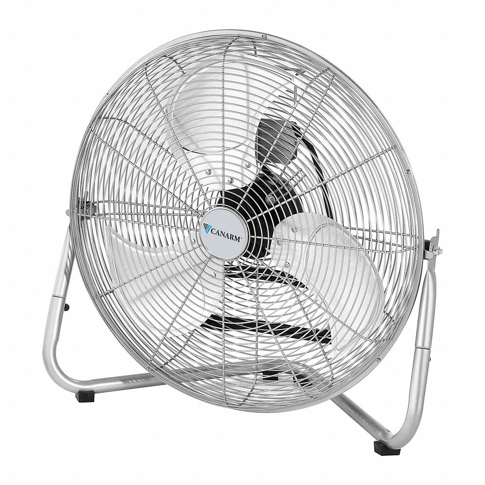 Standard-Duty Industrial Fan, 18 Inch Dia, 2,540/2,828/3,815 cfm, 120V AC, Wall Mount