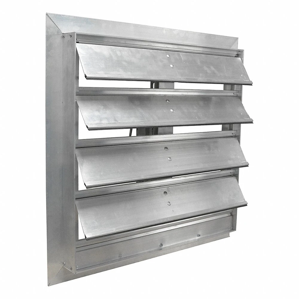 Motorized Damper, For 18 In Dia, Single Panel, 18 In H, 18 In W, Single Flange, Rubber