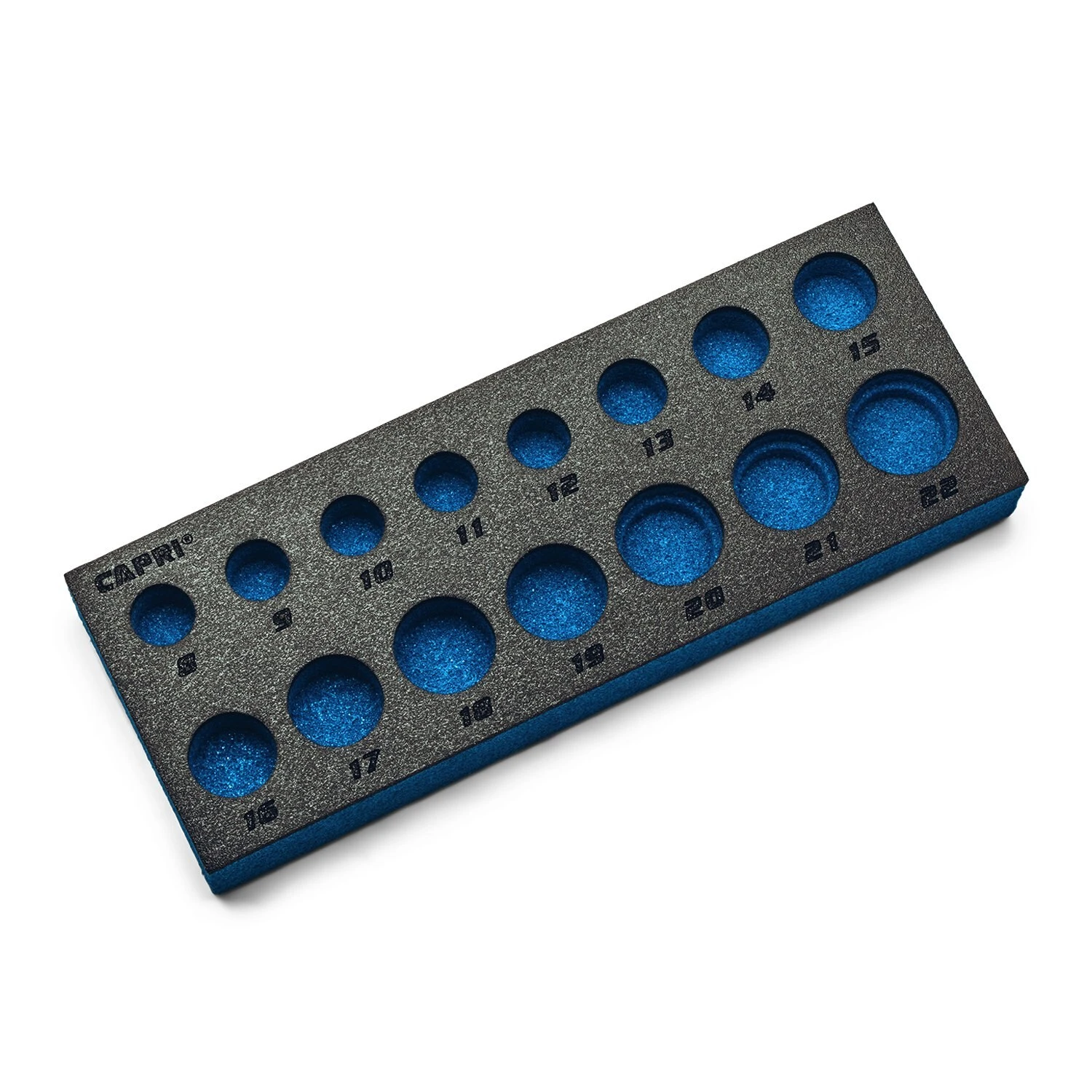 Mechanic Feets Tray for 38 Drive Sockets, Metric