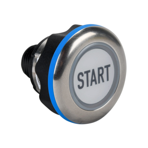 CAPTRON CS10HMSDT-C17-0306 Pushbutton Sensor Switch, IP69K, 22mm, Dynamic, Stainless Steel Bezel | CV8AZQ