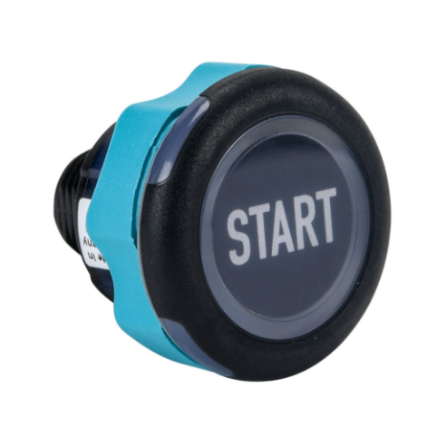 Pushbutton Sensor Switch, IP69K, 22mm, Dynamic, Polycarbonate Bezel