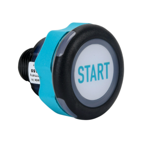 Pushbutton Sensor Switch, IP69K, 22mm, Static, Polycarbonate Bezel