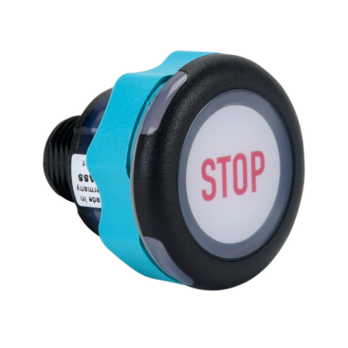 Pushbutton Sensor Switch, IP69K, 22mm, Static, Polycarbonate Bezel