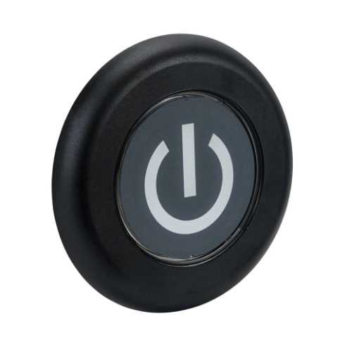 Pushbutton Sensor Switch, IP69K, 27-60mm, Dynamic, Polycarbonate Bezel