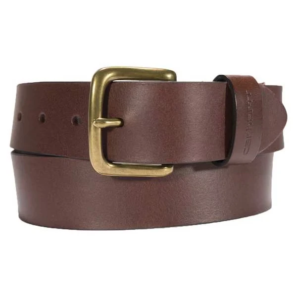 Classic Buckle Belt, Brown, 40 Inch L, 1-1/2 Inch W