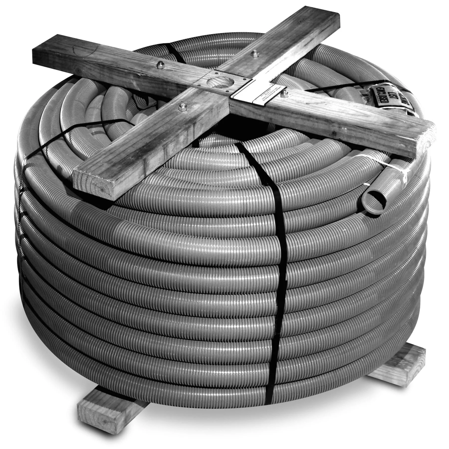 Flex Corrugated Conduit, 4.02 Inch Inside Dia, -4 To 104 Deg F Temp Range