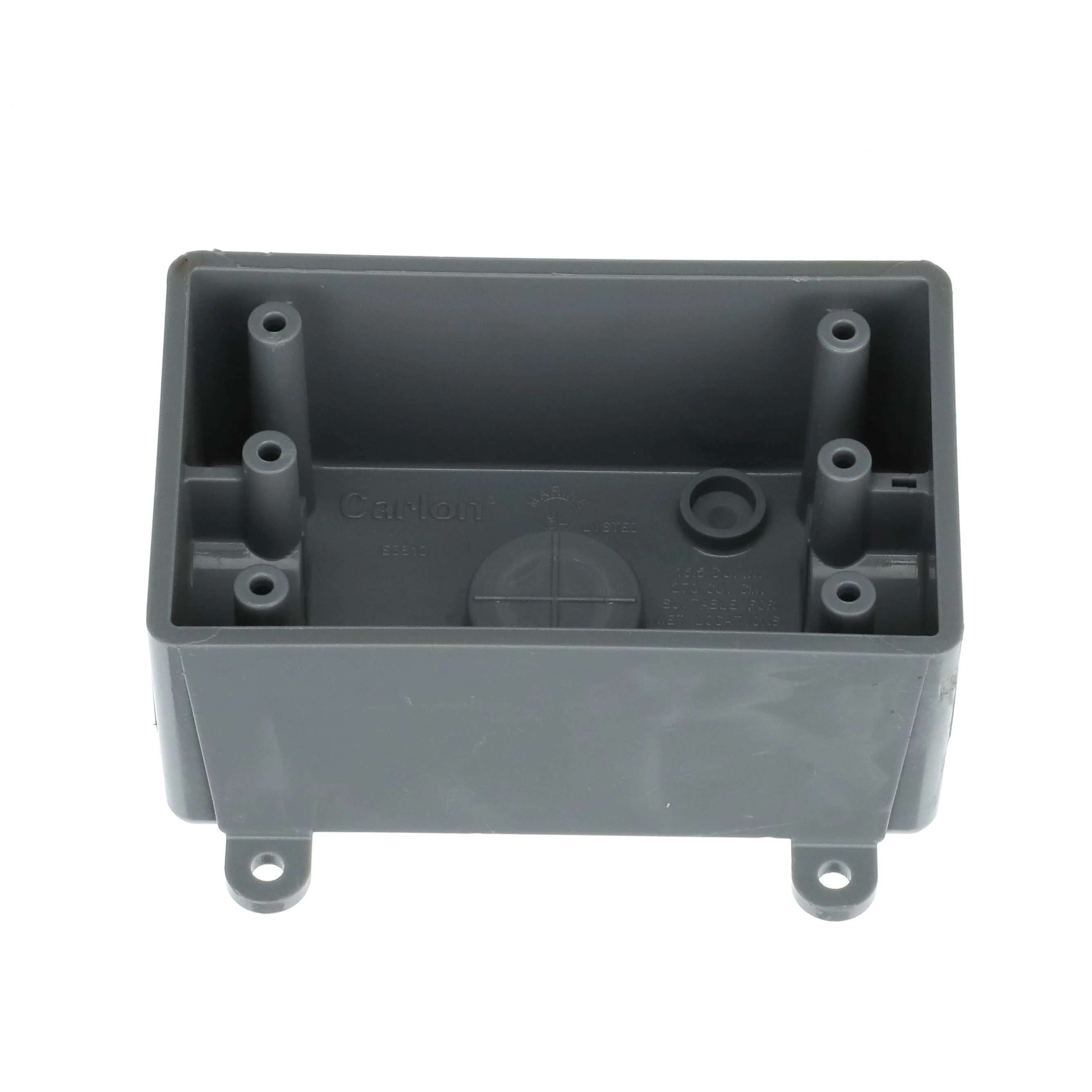 Weatherproof T-Box, 1/2 Inch Hub Size, 3Number Of Outlets, 1Number Of Gangs, Gray