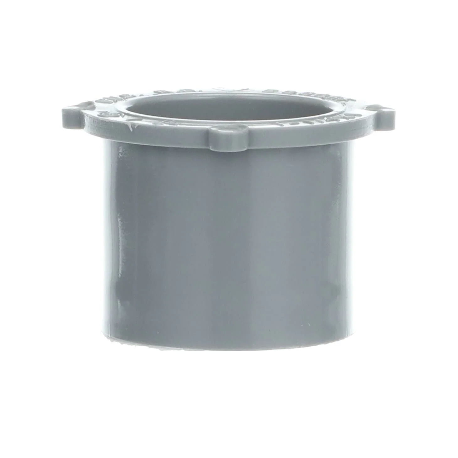 Reducer Bushing, Non-Metallic Type, Gray, Pvc