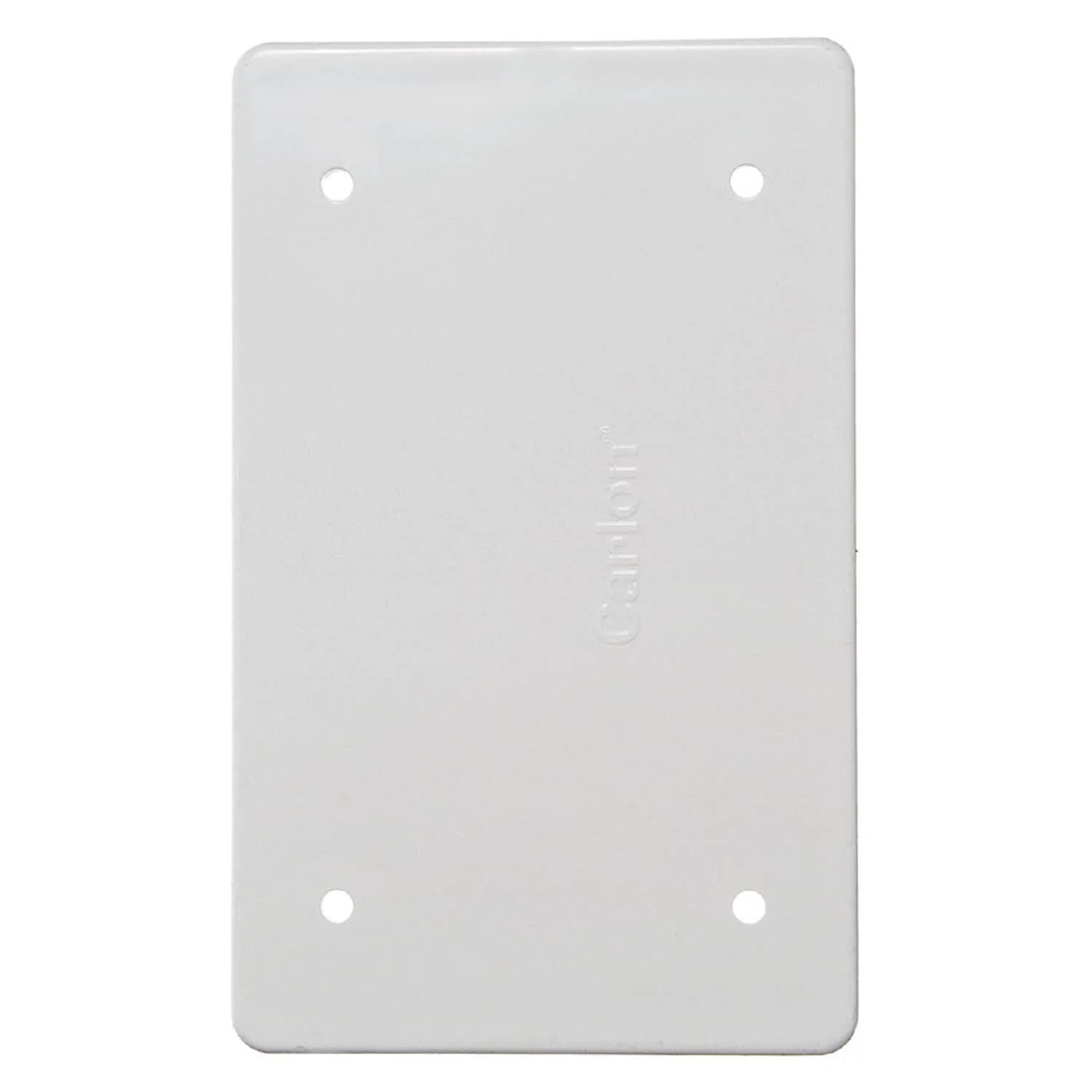 Device Box Cover, Textured Finish, Blank Weatherproof Uv Resistant, White
