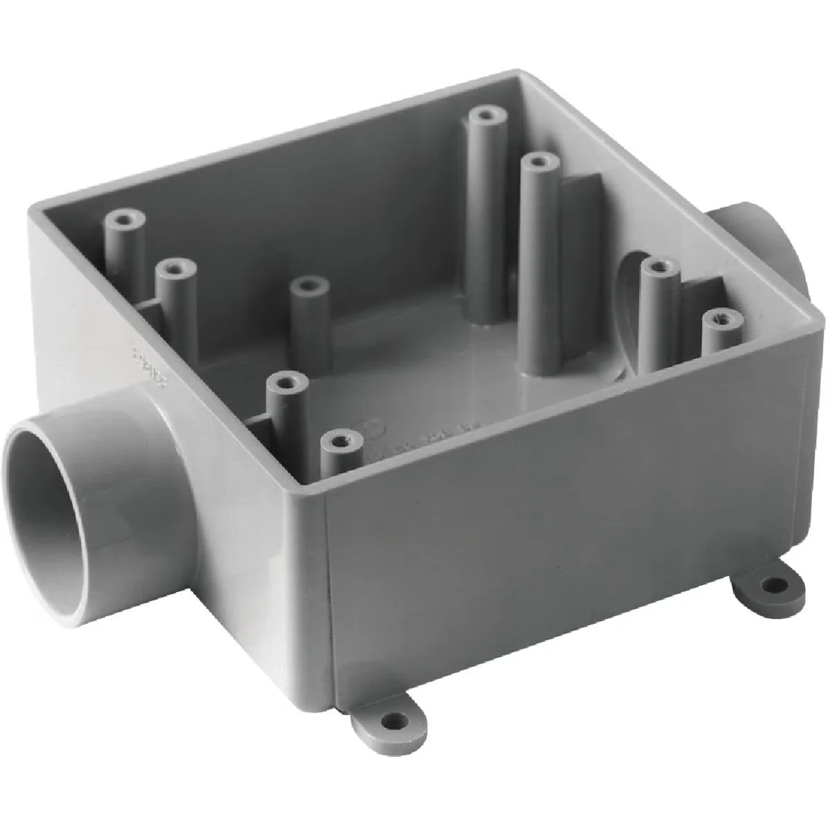 Electrical Box, Outlet Box, 2 Gangs, PVC