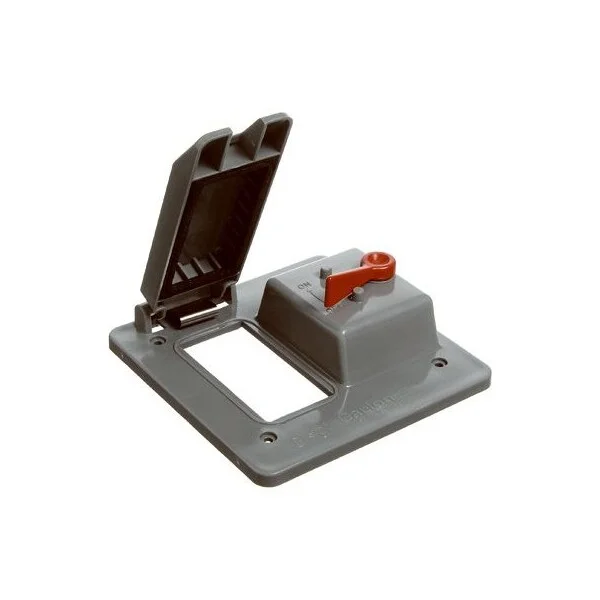 Electrical Box Cover, Square . Polycarbonate