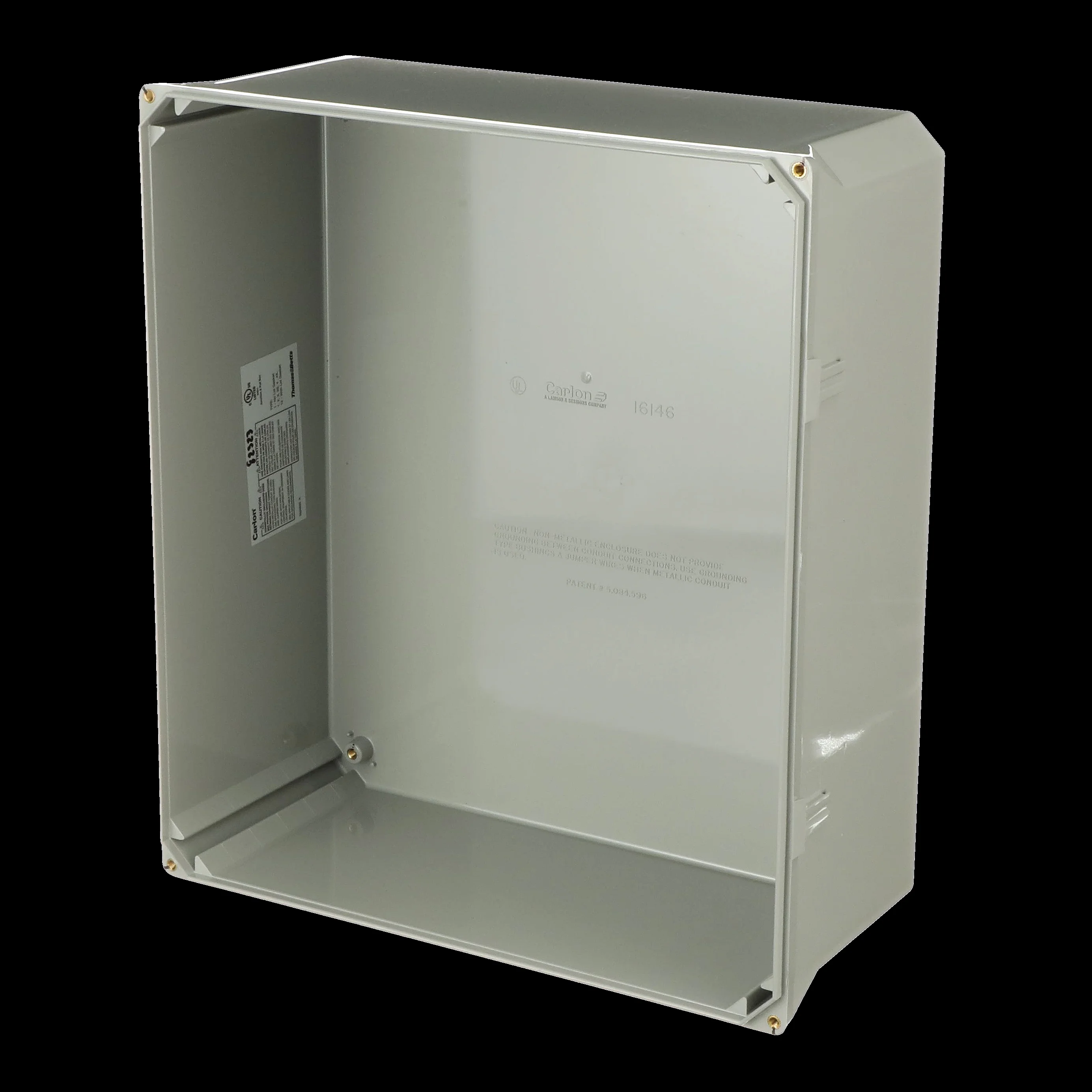 Enclosure Assembly With Screw-On Opaque Cover, 16 Inch X 14 Inch X 6 Inch