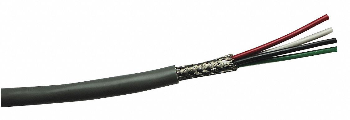 CAROL C2688A.41.10 Communication Cable, Shielded, 1000 Ft. Length, Gray | CH6NPL 451H03