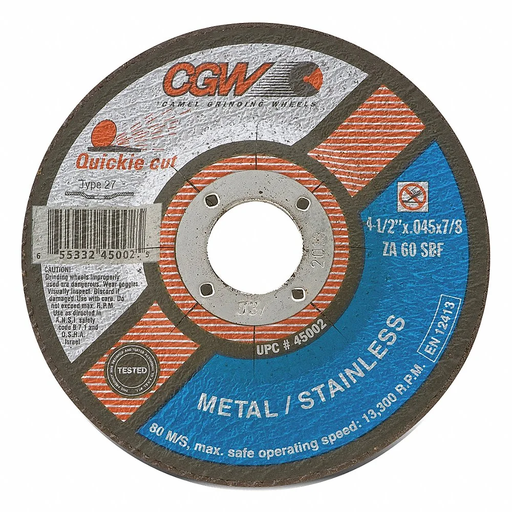CGW ABRASIVES Abrasive Cut-Off and Chop Wheels