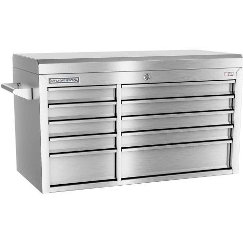 Champion Tool Storage FMPSA4110TC Cabinet, 41 x 20 Inch Size, 10 Drawers, Top Chest | CJ6BAJ