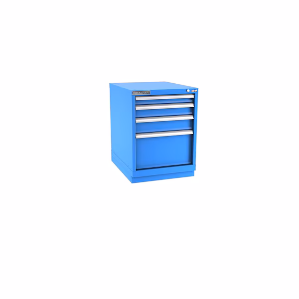 Champion Tool Storage N12000402ILCFTB-BB Cabinet, 22-3/16 x 29-7/8 x 28-1/2 Inch Size, 4 Drawers, 29 Compartment, Bright Blue | CJ6BHQ