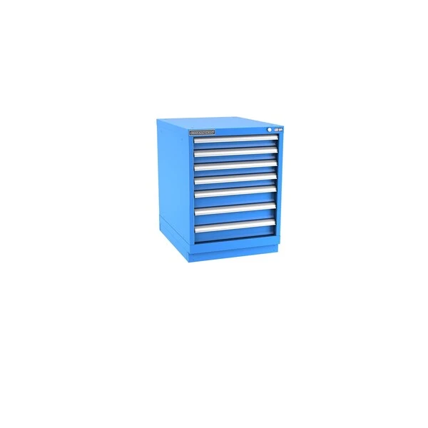 Champion Tool Storage N12000701ILCFTB-BB Cabinet, 22-3/16 x 29-7/8 x 28-1/2 Inch Size, 7 Drawers, 77 Compartment, Bright Blue | CJ6BHV