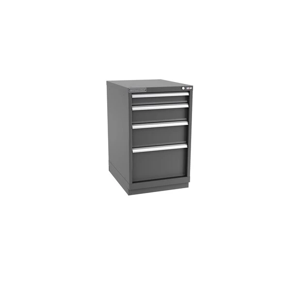 Champion Tool Storage N15000401ILCFTB-DG Cabinet, 22-3/16 x 35-7/8 x 28-1/2 Inch Size, 4 Drawers, 21 Compartment, Dark Gray | CJ6BRR