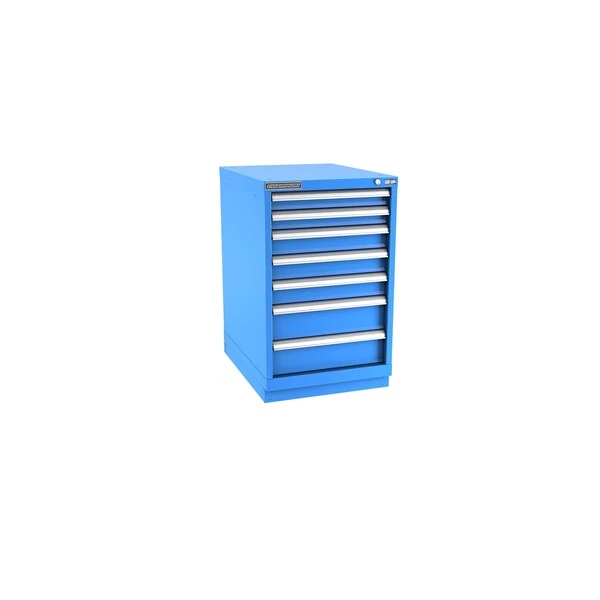 Champion Tool Storage N15000701ILCFTB-BB Cabinet, 22-3/16 x 35-7/8 x 28-1/2 Inch Size, 7 Drawers, 86 Compartment, Bright Blue | CJ6BJB