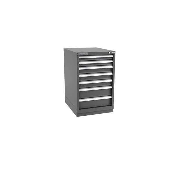Champion Tool Storage N15000701ILCFTB-DG Cabinet, 22-3/16 x 35-7/8 x 28-1/2 Inch Size, 7 Drawers, 86 Compartment, Dark Gray | CJ6BRX