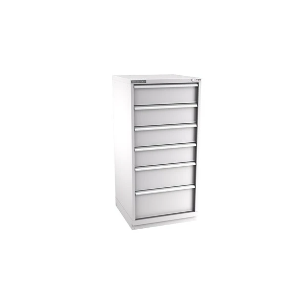 Champion Tool Storage S27000601ILCFTB-LG Cabinet, 28-1/4 x 59-1/2 x 28-1/2 Inch Size, 6 Drawers, 45 Compartment, Light Gray | CJ6BPC