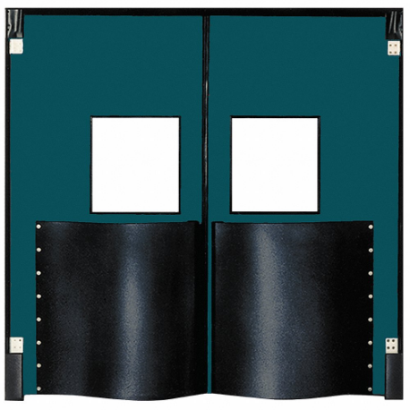CHASE DOORS 6084XDJAD Swinging Door, 2 Doors, 5 Ft Door Width, 7 Ft Door Height, Jade | CQ8QFH 12A650