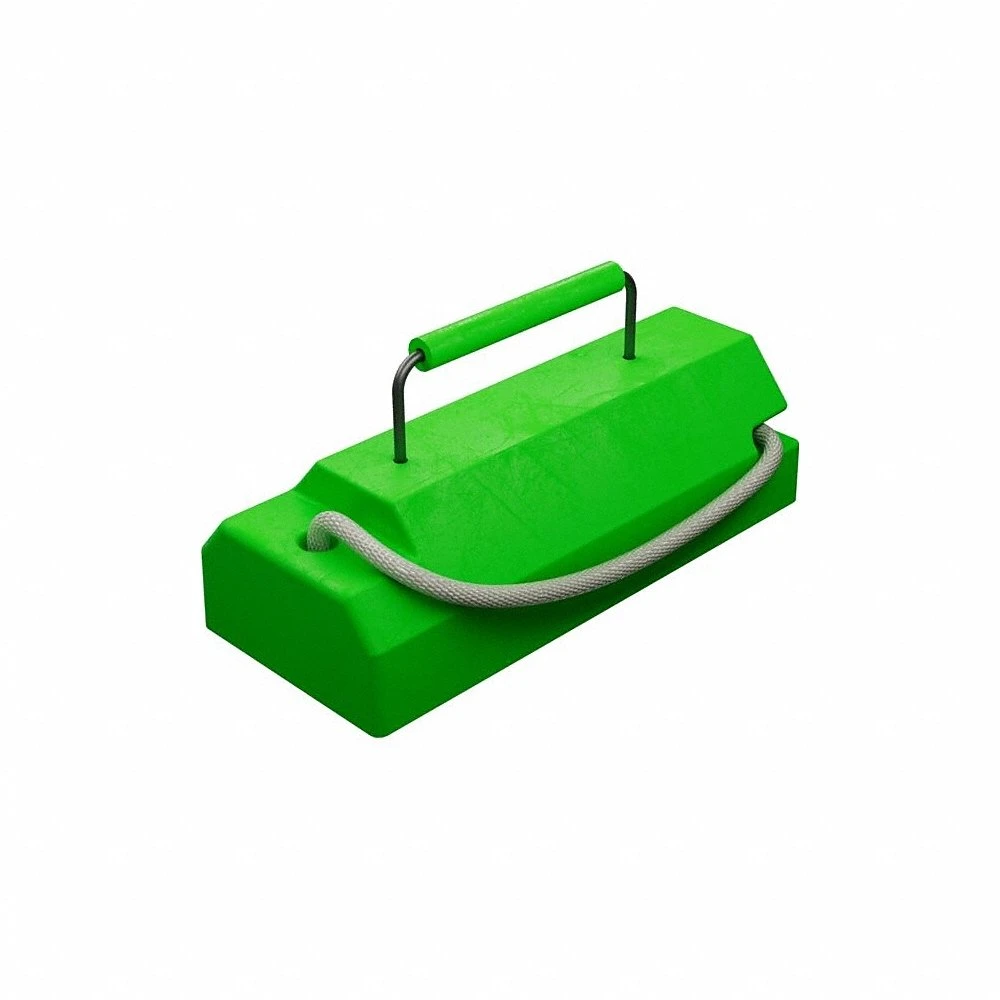 Aviation Chock, Green, 4 Inch Height