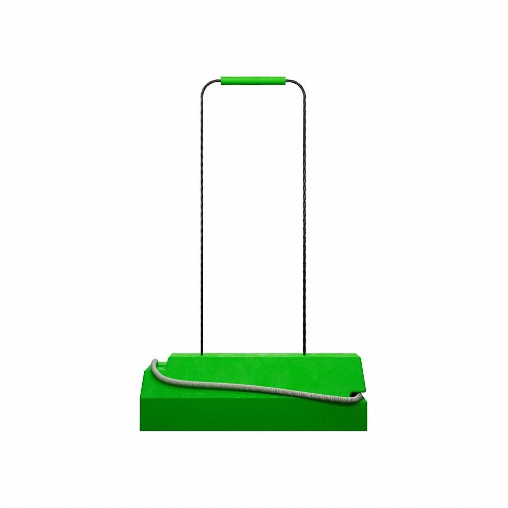Aviation Chock, Green, 6 1/2 Inch Height