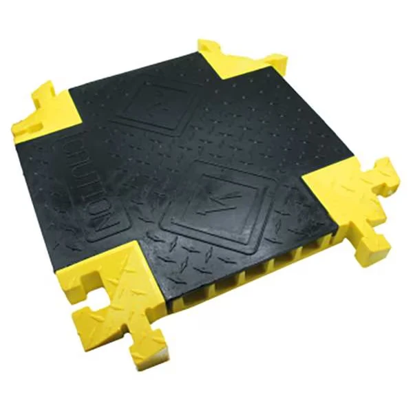 Cable Protector, 5 Channel, 1-7/16 ft L