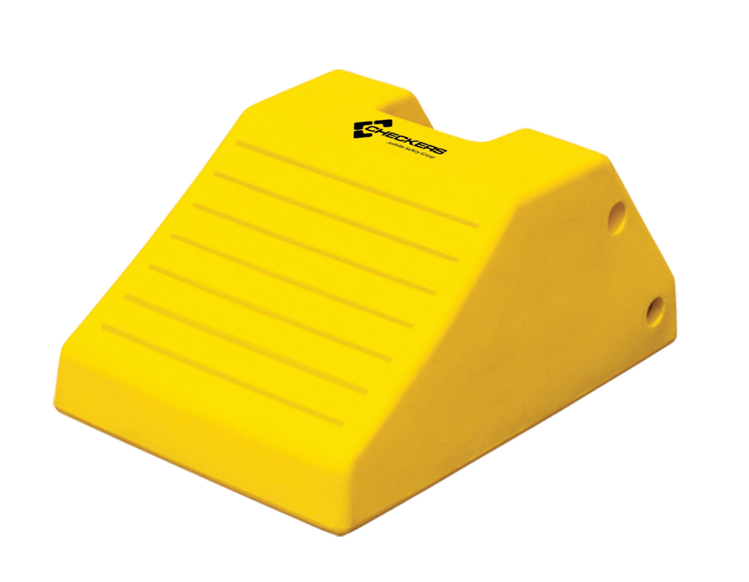 CHECKERS MC3012 Wheel Chock 10-19/32 Inch Height Urethane Yellow | AF7NBG 21ZF82
