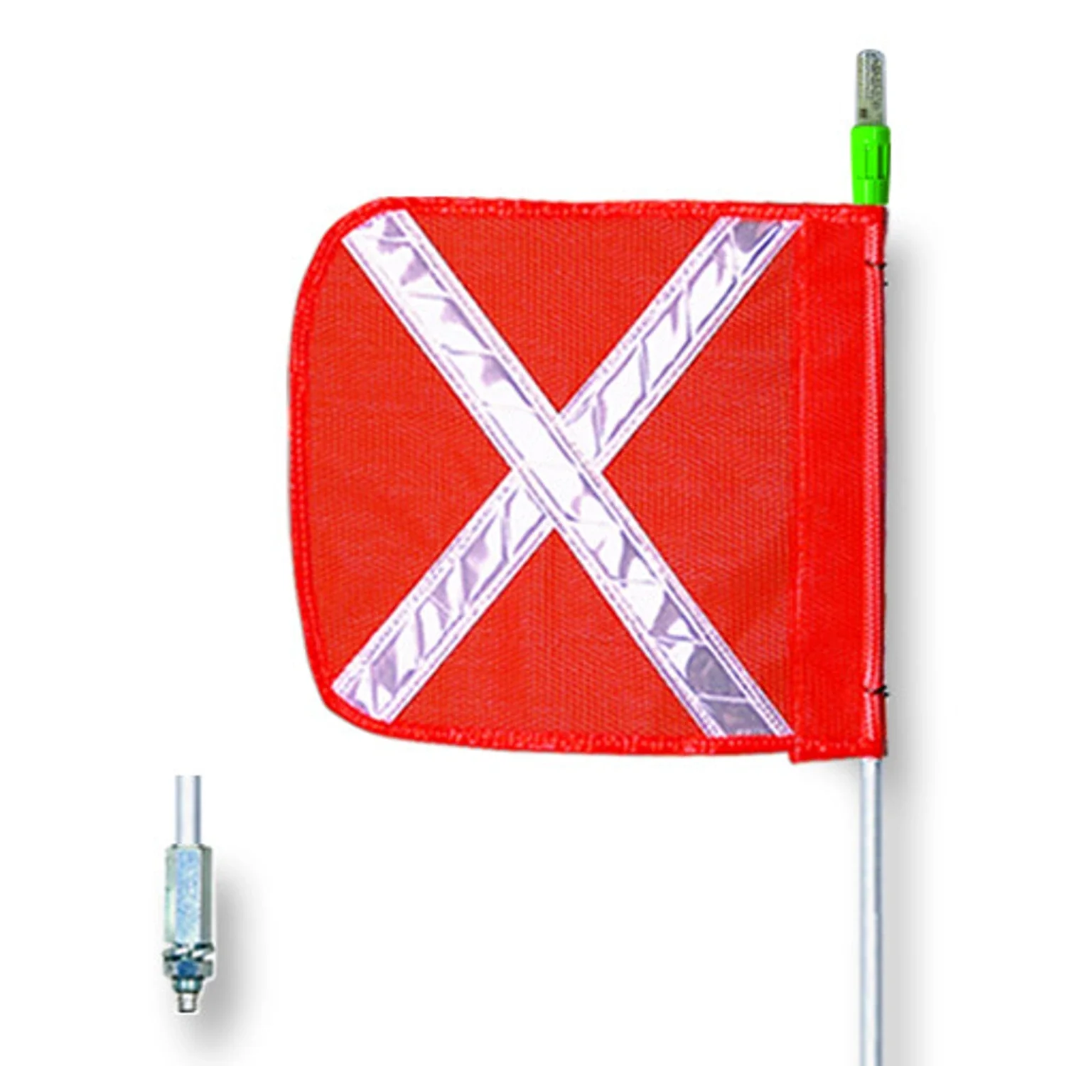 CHECKERS FS3XL Warning Whip Hd 3 Feet x Flag And Socket | AE6TQQ 5UYK2