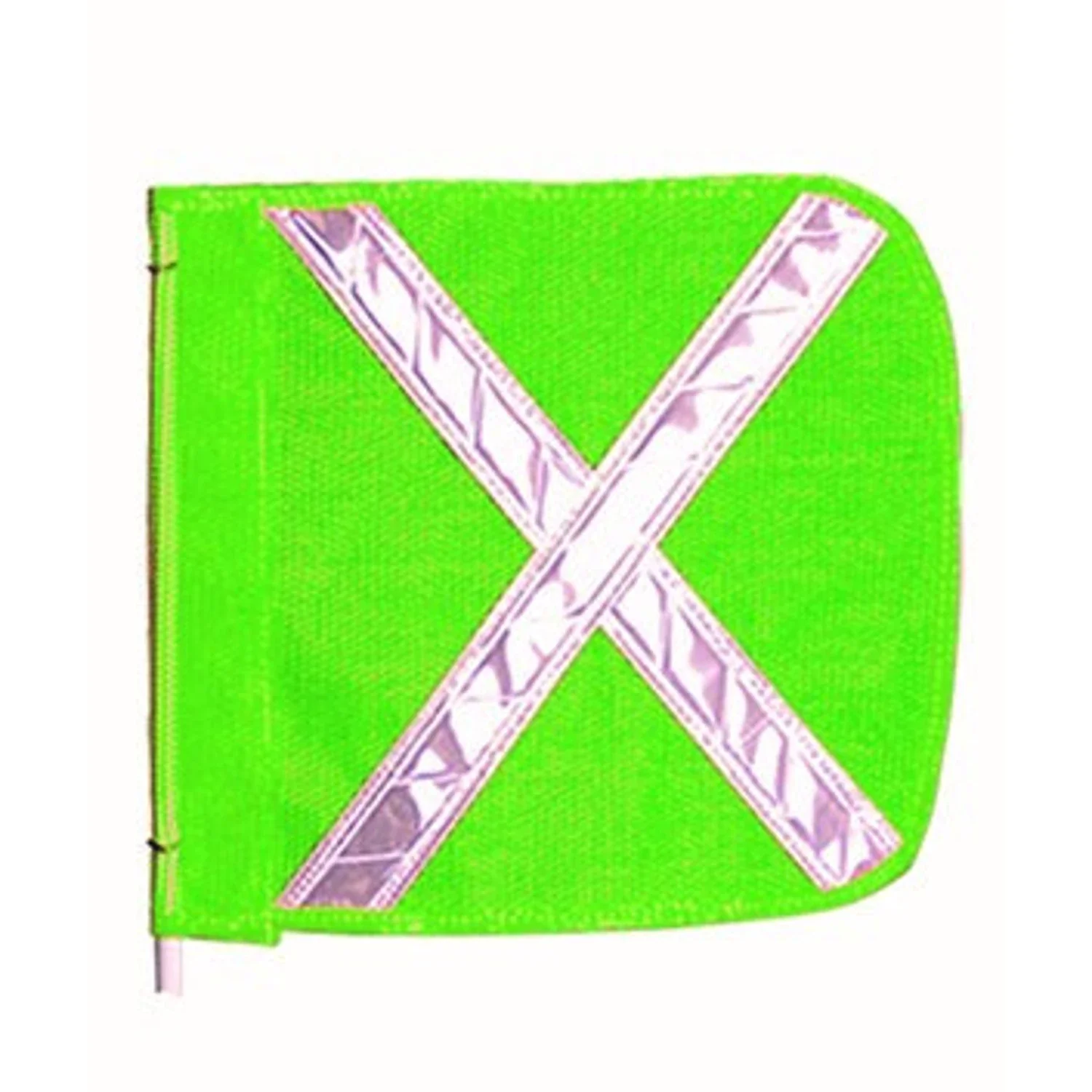 CHECKERS FS9025-G Hd Flag Reflexite x 12 x 12 Inch Green | AA7MWY 16D829