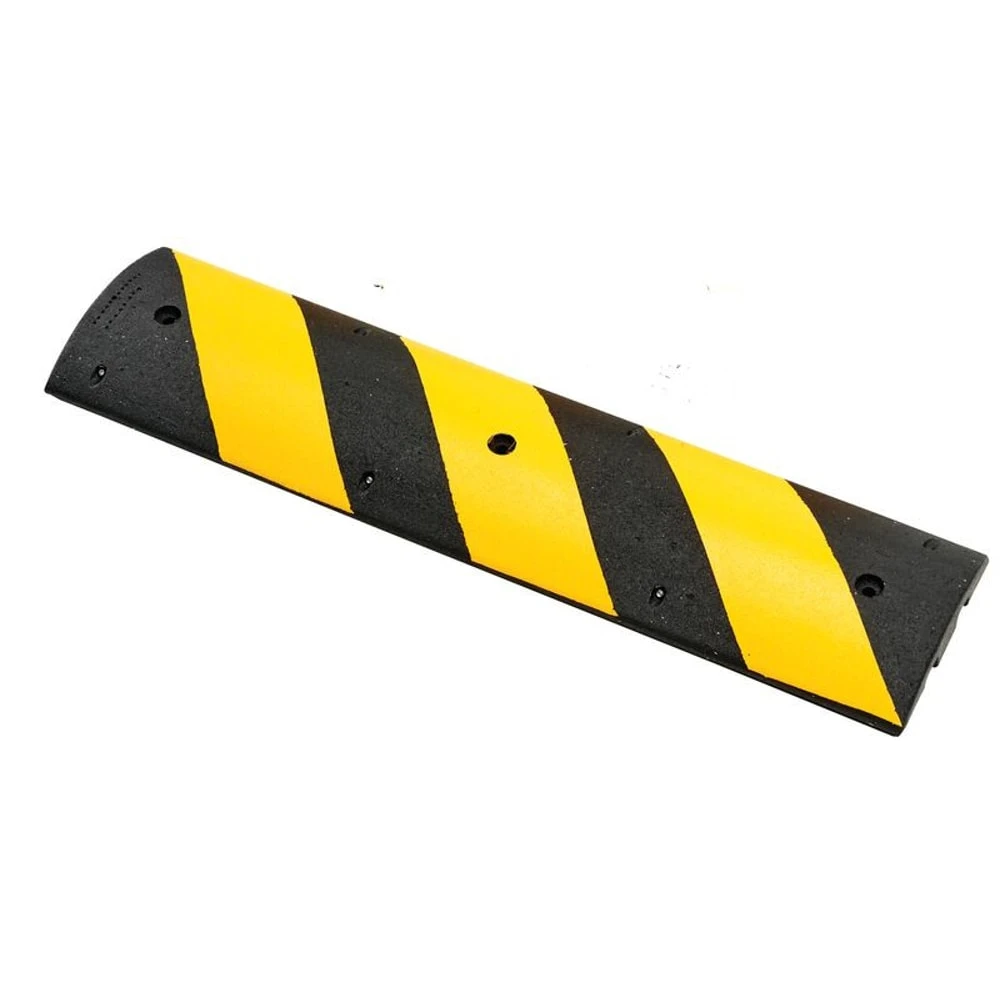 CHECKERS GNRS2611YB Parking Stop, Black/Yellow, 180cm x 30cm x 5.6cm Size | CF4RNK 26111