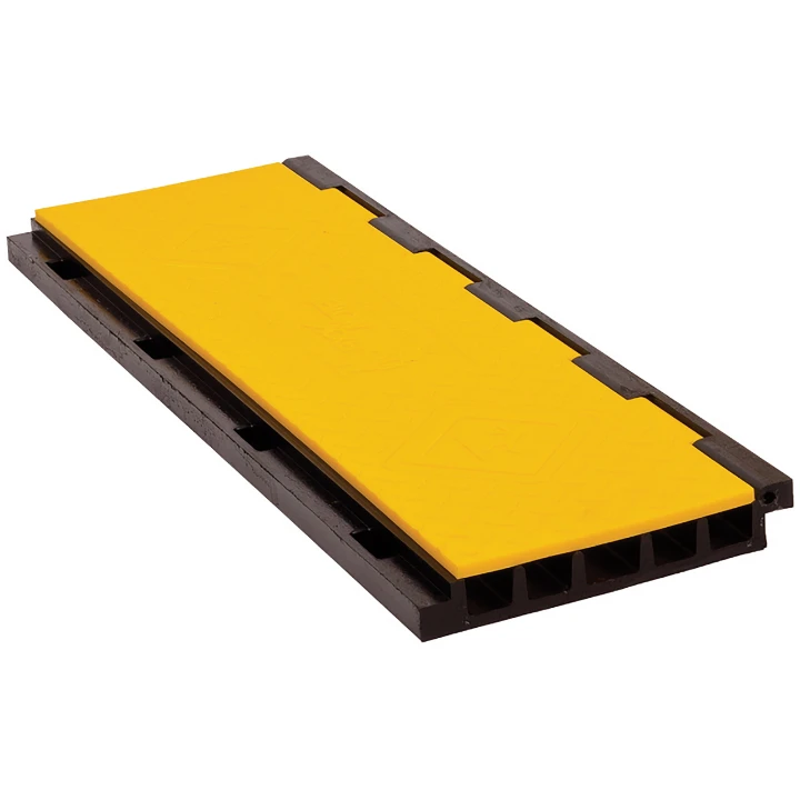 CHECKERS PYJS0004YB Cable Protector AMS Center, 5 Channel, Yellow/Black, 30cm x 91cm x 5cm Size | CF4RLL YJ5-125AMSCTRYB