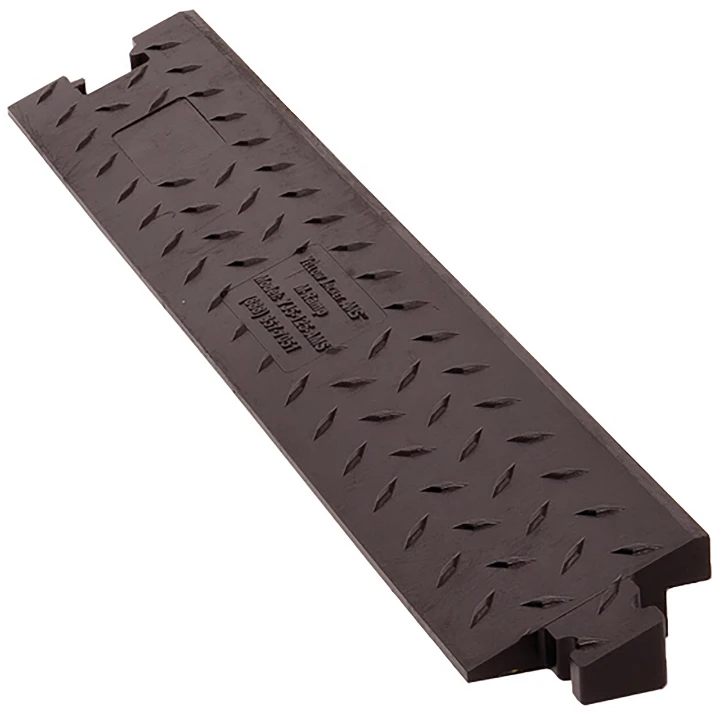 CHECKERS PYJS0006BL Cable Protector AMS Ramp, Male, 5 Channel, 13cm x 91cm x 5cm Size | CF4RLP YJ5-125-AMS-M-B
