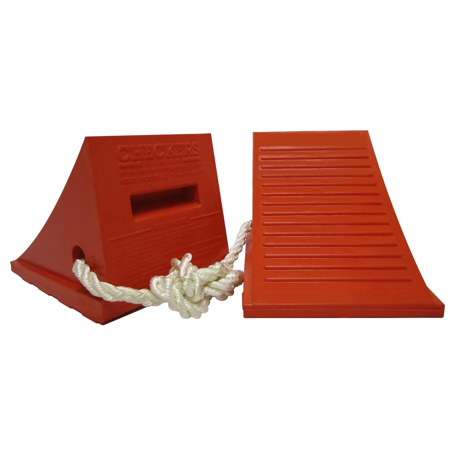 CHECKERS CUCS0003OR Wheel Chock, Orange, 51cm x 21cm x 29cm Size | CF4RPF UC1500-4.5-P