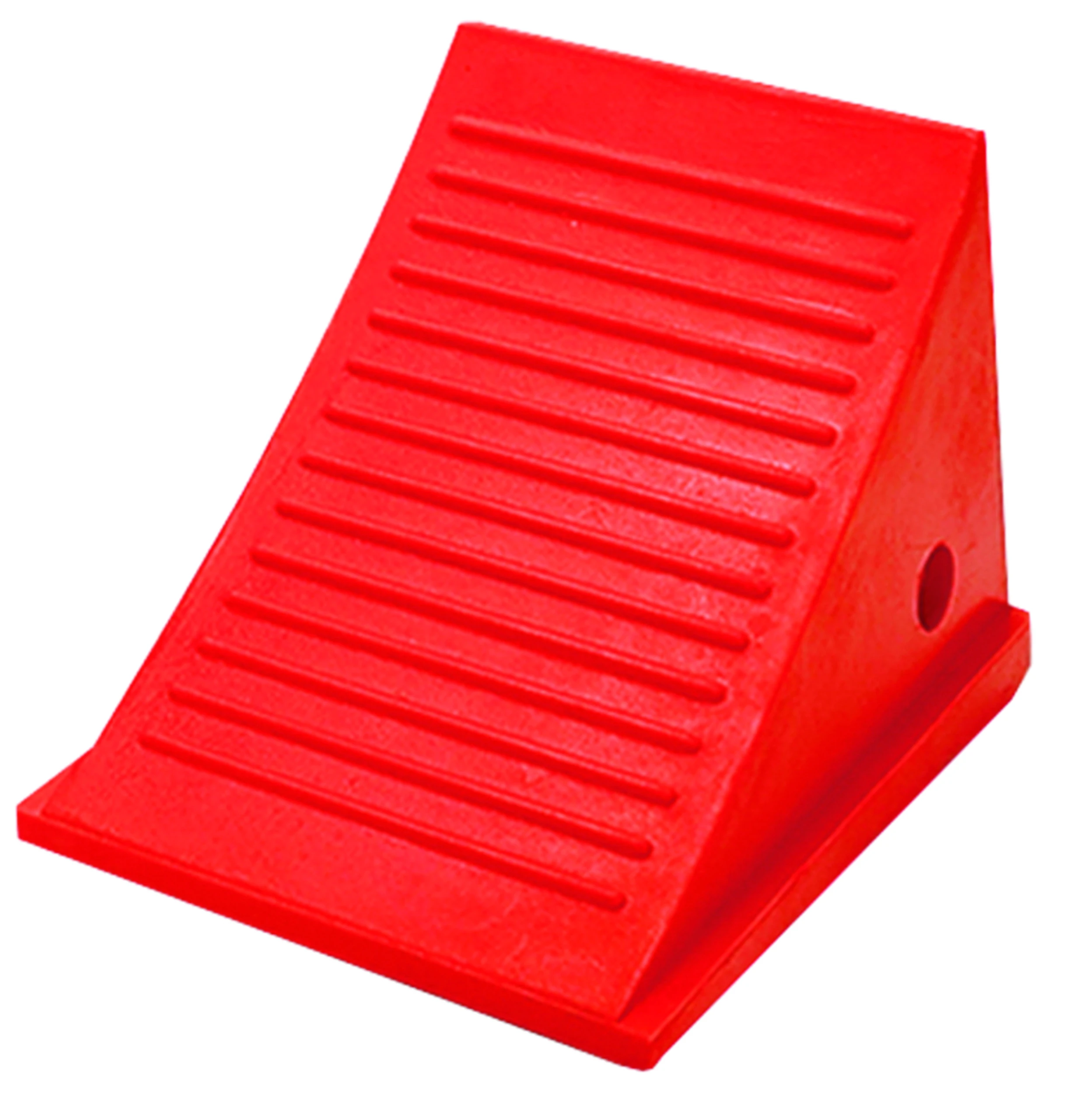 CHECKERS UC1500-4.5 Wheel Chock 8 Inch H Urethane Orange | AC9VRX 3KRT7