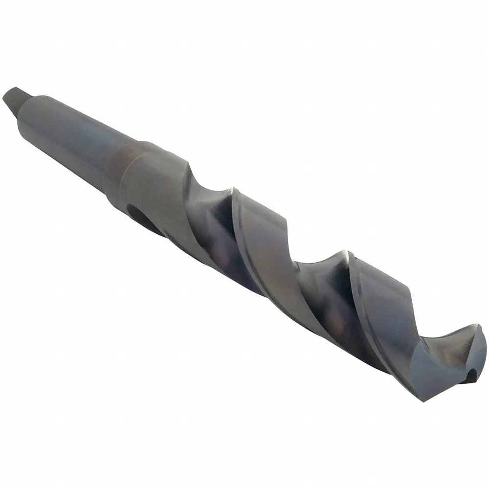 Taper Shank Drill Bit, 7/8 Inch Size, 6 1/8 Inch Flute Length, MT2 Taper Shank