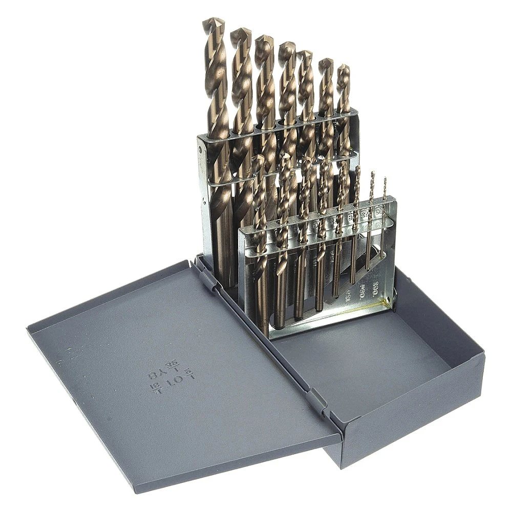 CHICAGO-LATROBE 57852 Jobber Drill Bit Set 15-pc 1/16 To 1/2in | AB3LEU 1U200