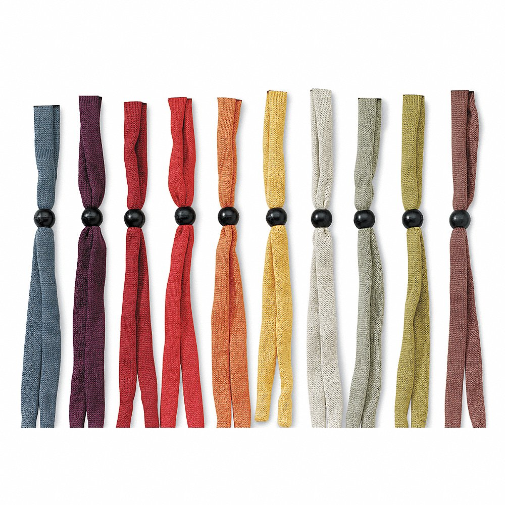 Eyewear Retainer, Solid, 28 Inch Overall Length, Slip-On, Adjustable