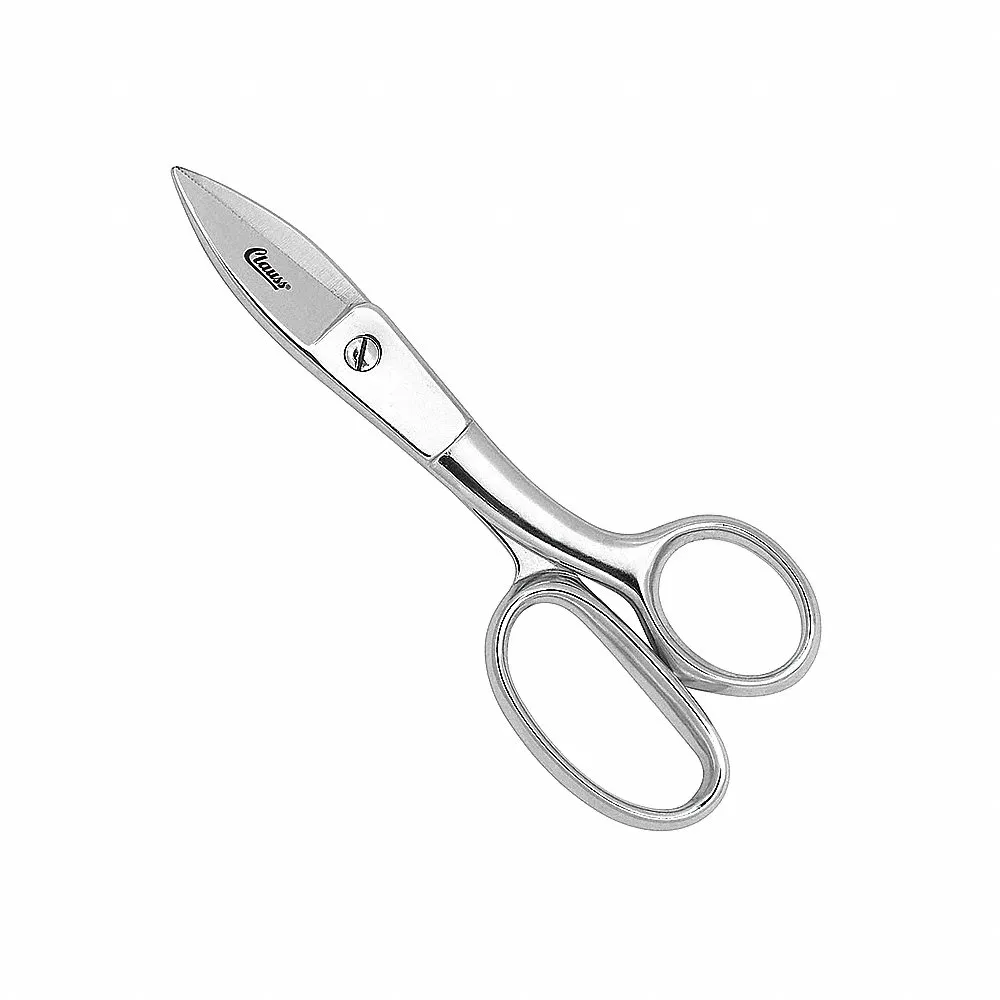 Straight Shear, One Blade, Serrated, 7.75 Inch Size