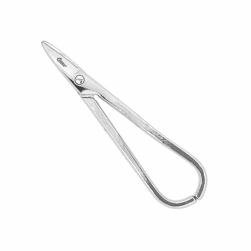 Scissors, Ambidextrous, 7 Inch Overall Length, Serrated, Steel, Pointed, Silver