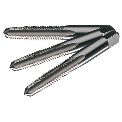 CLE-FORCE C69516 Taper Plug and Bottoming Hand Tap Set, Standard, Flute, M3x0.5 Tool Size, Carbon Steel | CL2KFN