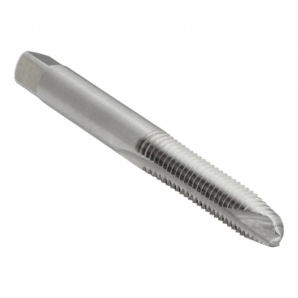 CLE-LINE C00788 Spiral Point Tap, #10-32 Thread Size, 7/8 Inch Thread Length, 2 3/8 Inch Length, 2 Flutes | CQ9CLA 407F38