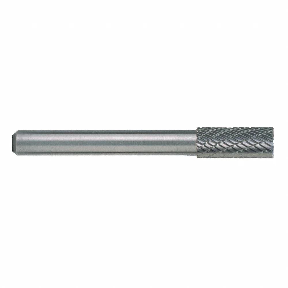 CLE-LINE C17615 Cylinder Bur Sa, Double Cut, 1/4 Inch Shank, 3/4 Inch Head, 1 Inch Cut, Sa-7 | CQ8YKM 50AV35