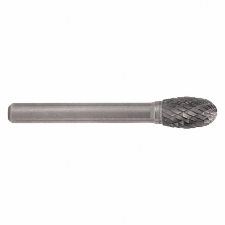 CLE-LINE C17559 Oval Bur SE, Double Cut, 1/4 Inch Size Shank Dia, 3/8 Inch Heightead Dia | CQ9CHW 50AW69