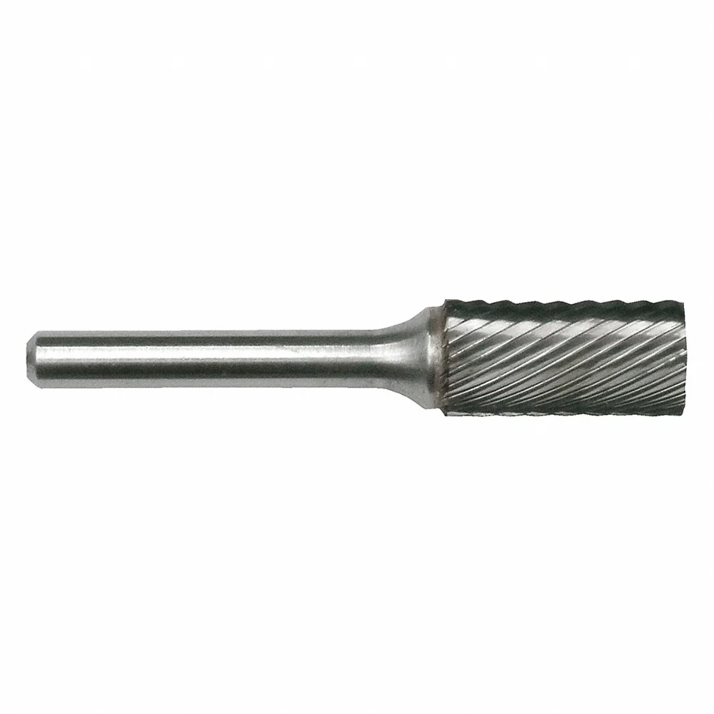 CLE-LINE C17610 Cylinder Bur Sa, Single Cut, 1/4 Inch Shank, 5/16 Inch Head, 3/4 Inch Cut, Sa-2 | CQ8YLF 50AV18